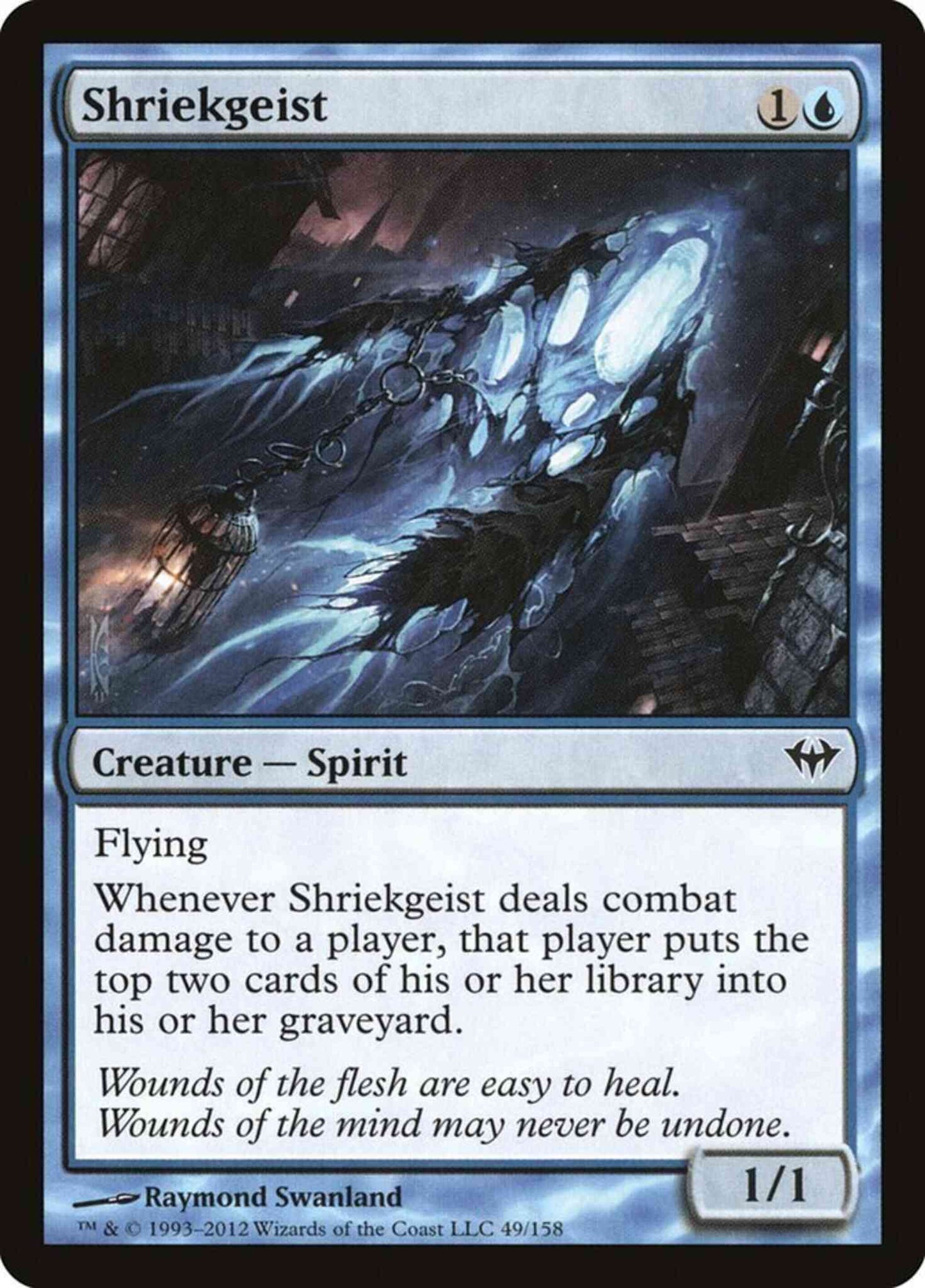 Shriekgeist [49] [Dark Ascension] [Non-Foil]