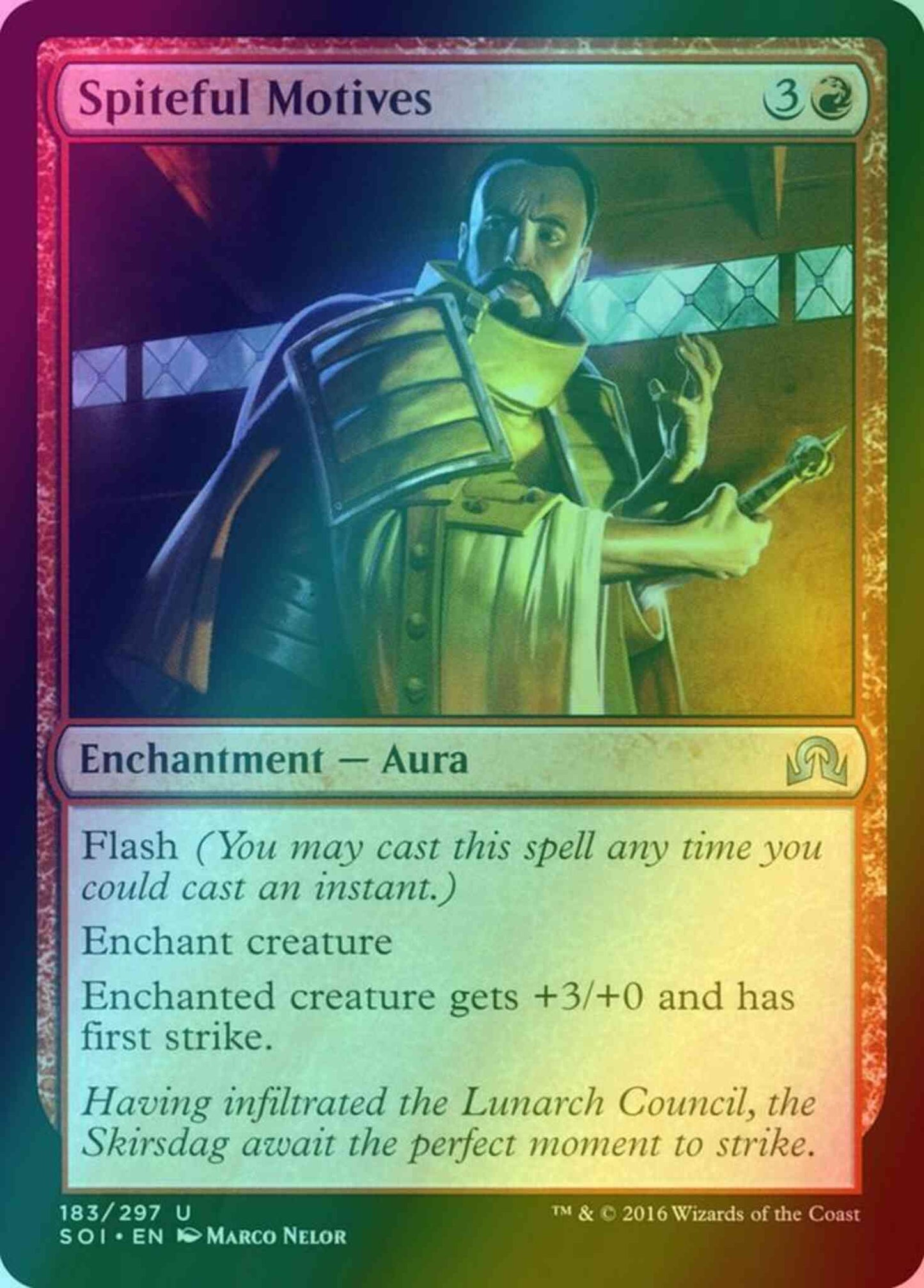 Spiteful Motives [183] [Shadows over Innistrad] [Foil]