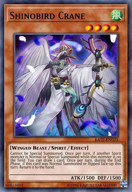 Shinobird Crane - RATE-EN023 - Common - 1st Edition