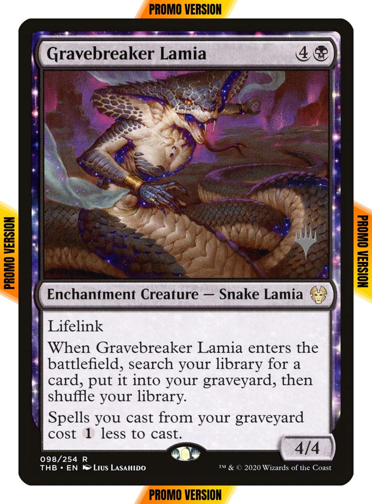 Gravebreaker Lamia [98p] [Promo Pack] [Theros Beyond Death Promos] [Non-Foil]