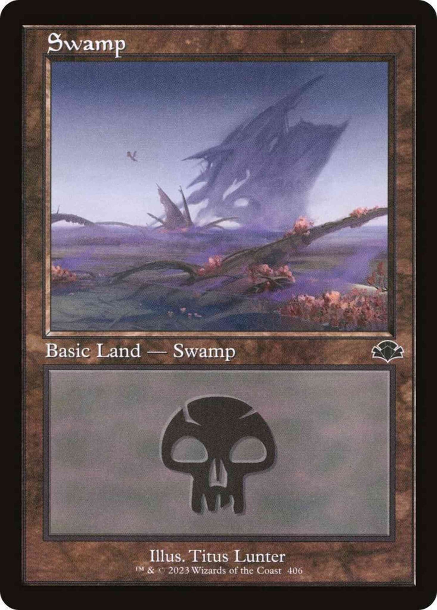 Swamp [406] [Retro Frame] [Dominaria Remastered] [Non-Foil]