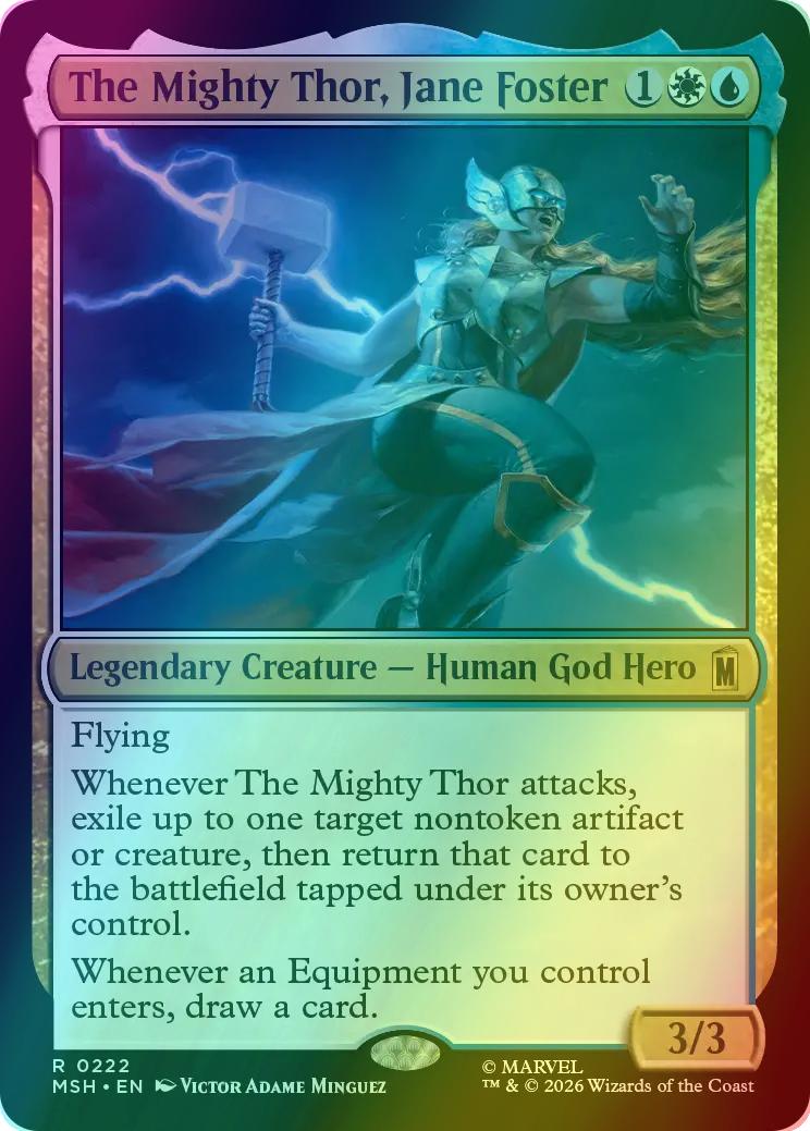 The Mighty Thor, Jane Foster [222] [Marvel Super Heroes] [Foil]