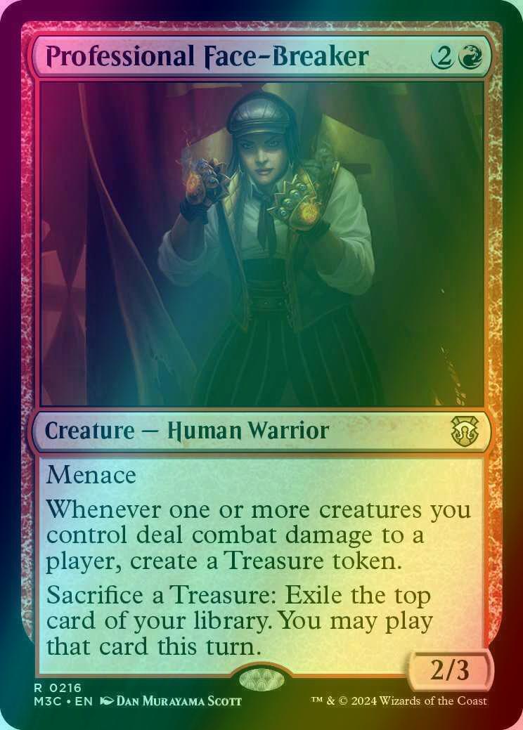 Professional Face-Breaker [216] [Modern Horizons 3: Commander] [Ripple Foil]