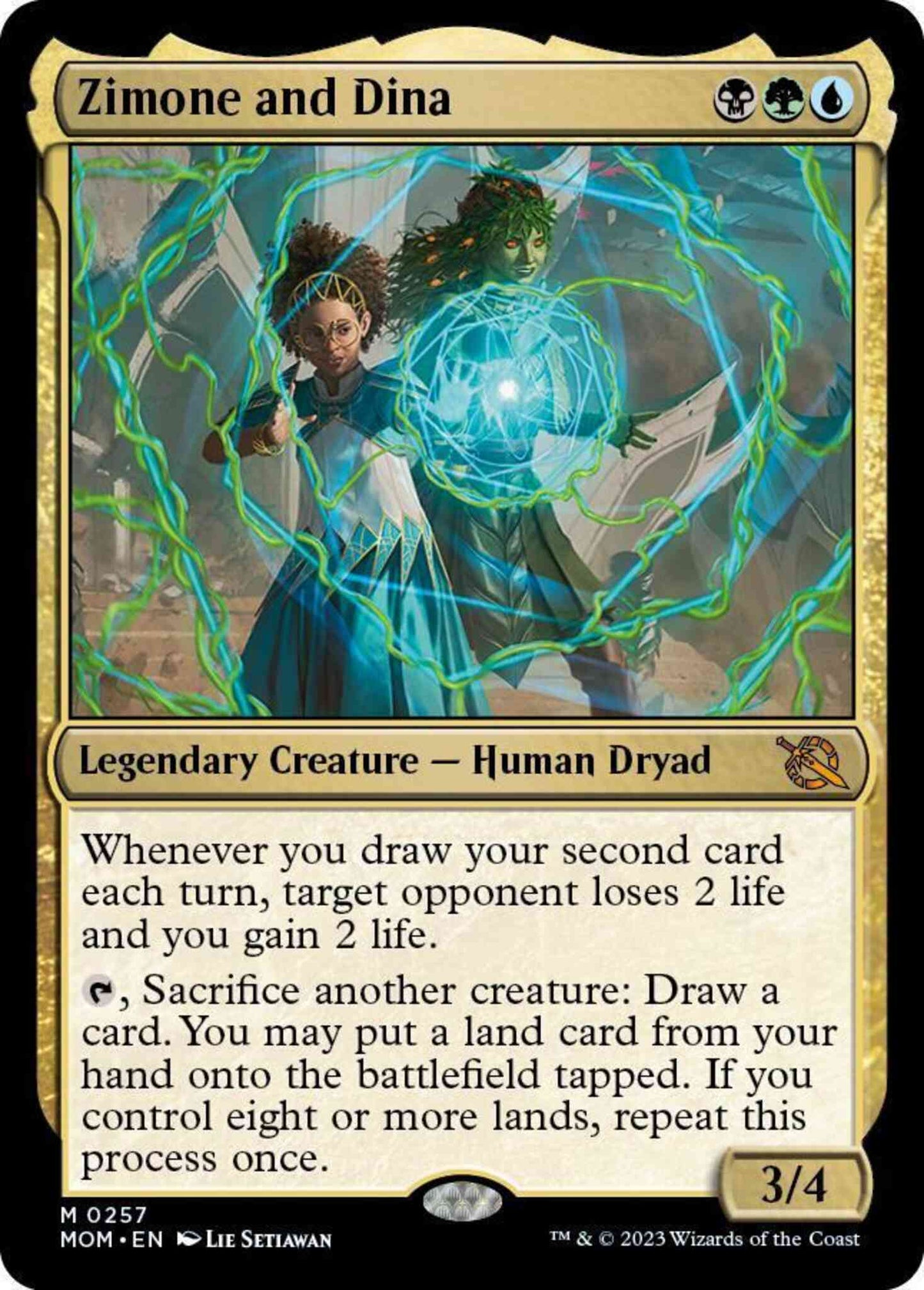 Zimone and Dina [257] [March of the Machine] [Non-Foil]