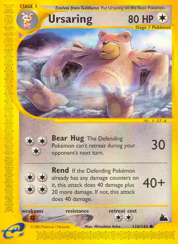 Ursaring - 110/144 - Common [ecard3-110] [Non-Holo]