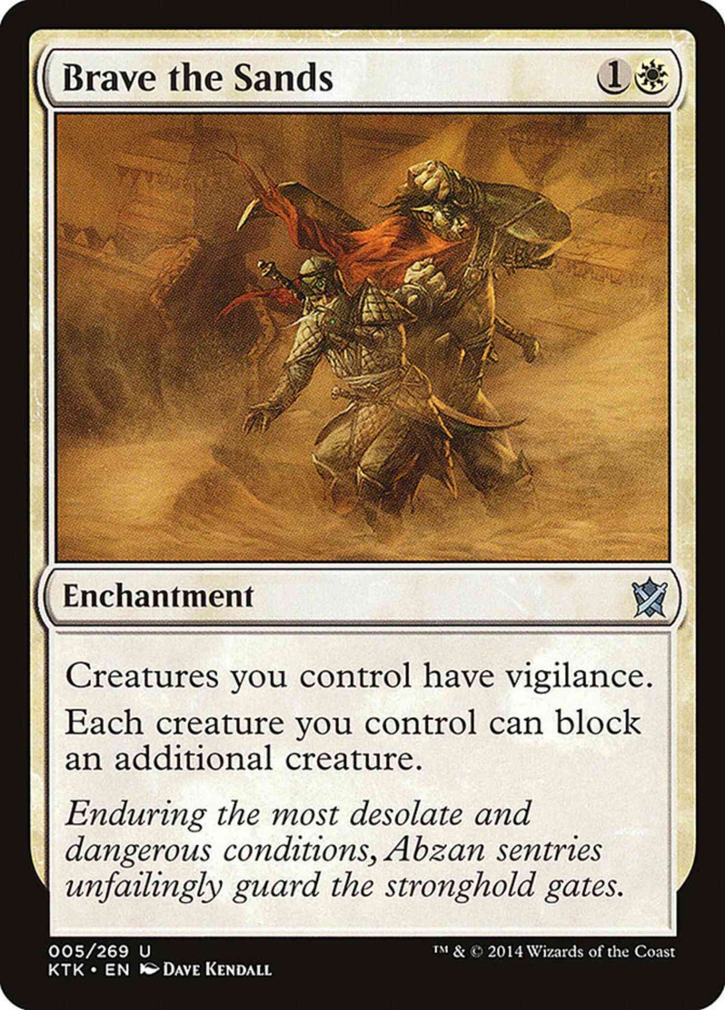 Brave the Sands [5] [Khans Of Tarkir] [Non-Foil]