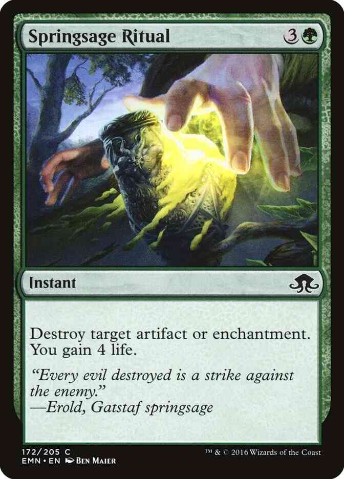 Springsage Ritual [172] [Eldritch Moon] [Non-Foil]
