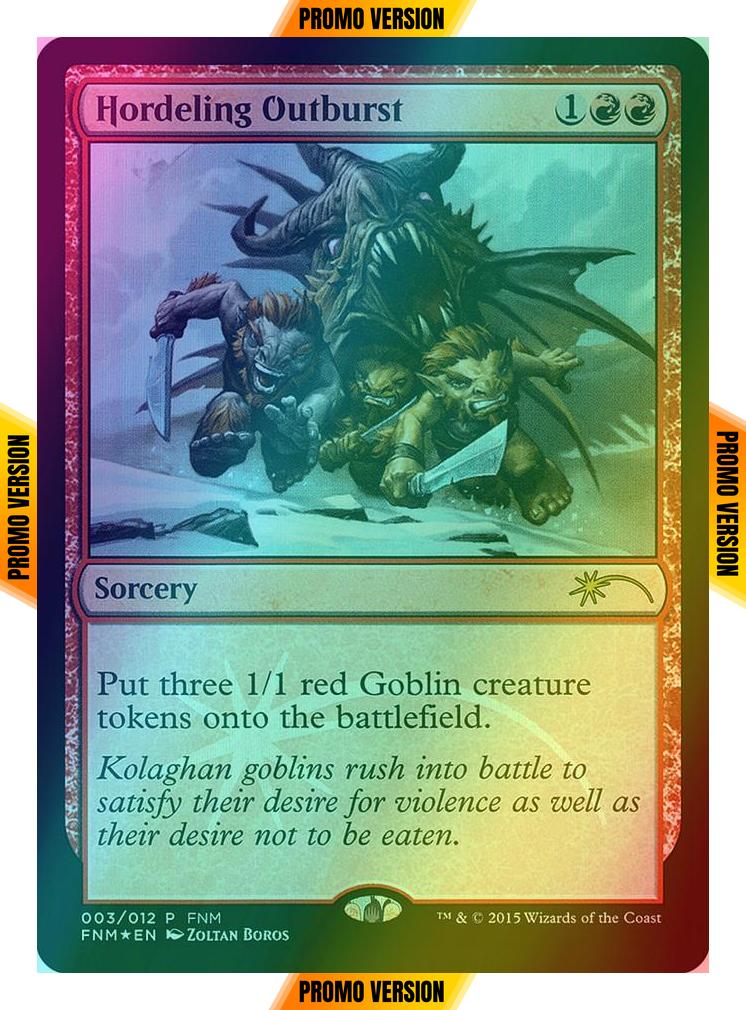 Hordeling Outburst [3] [Friday Night Magic 2015] [Foil]
