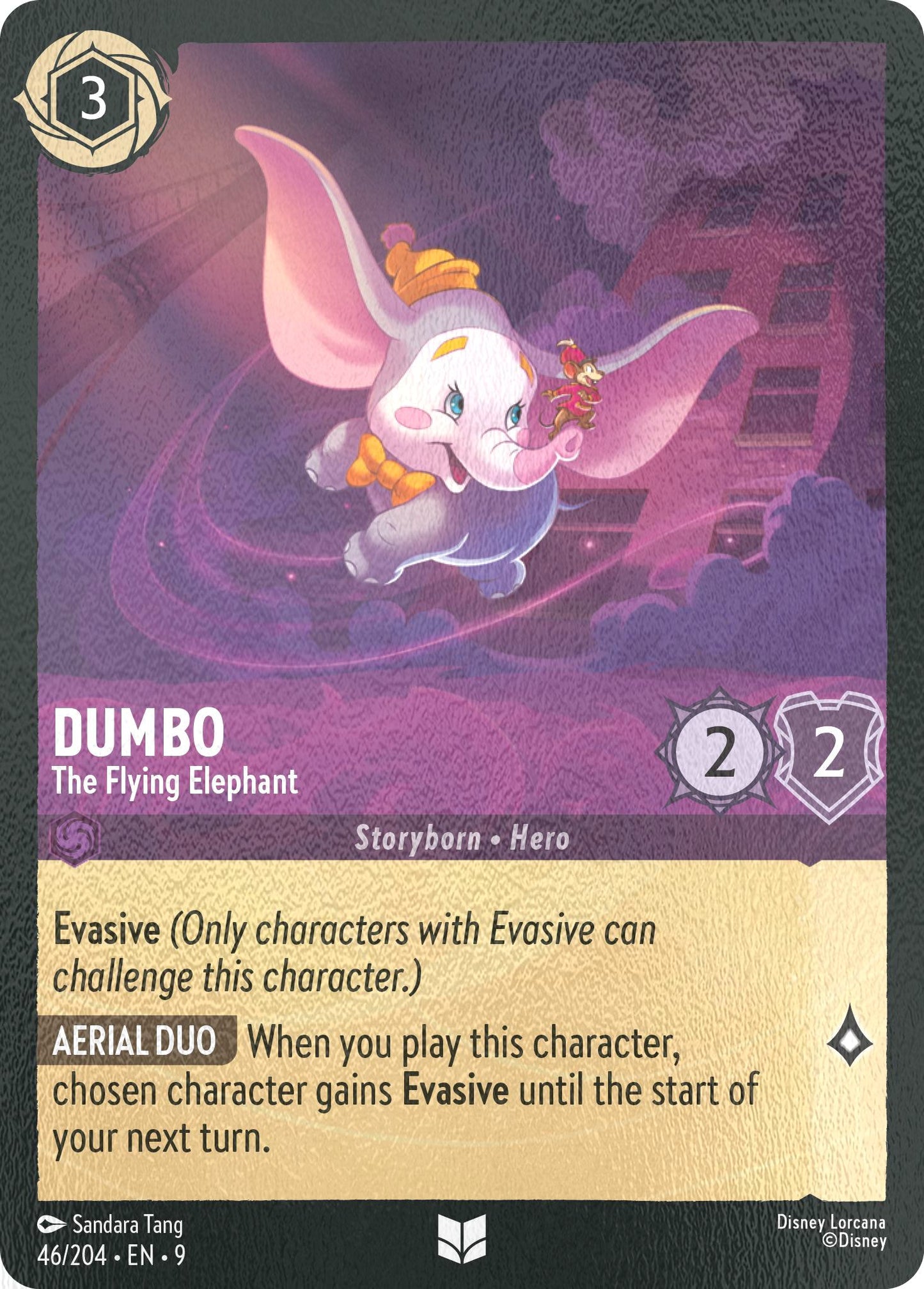 Dumbo - The Flying Elephant - 46/204 [Fabled] [Cold Foil]