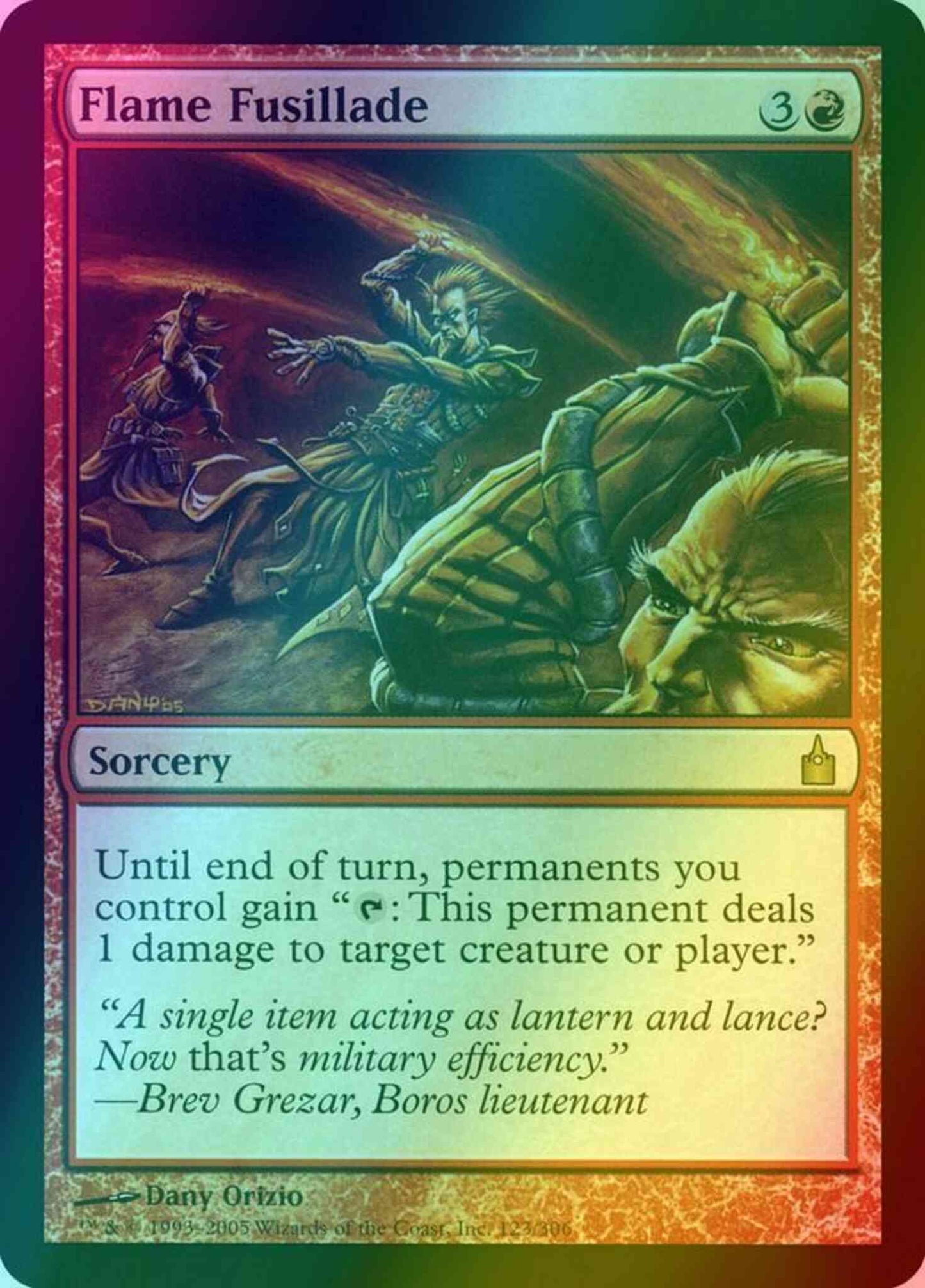Flame Fusillade [123] [Ravnica City Of Guilds] [Foil]