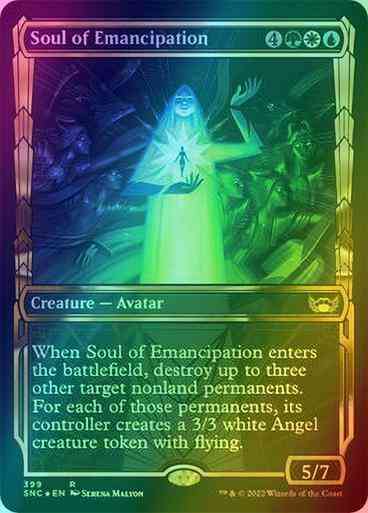 Soul of Emancipation [399] [Golden Age Showcase] [Streets of New Capenna] [Gilded Foil]