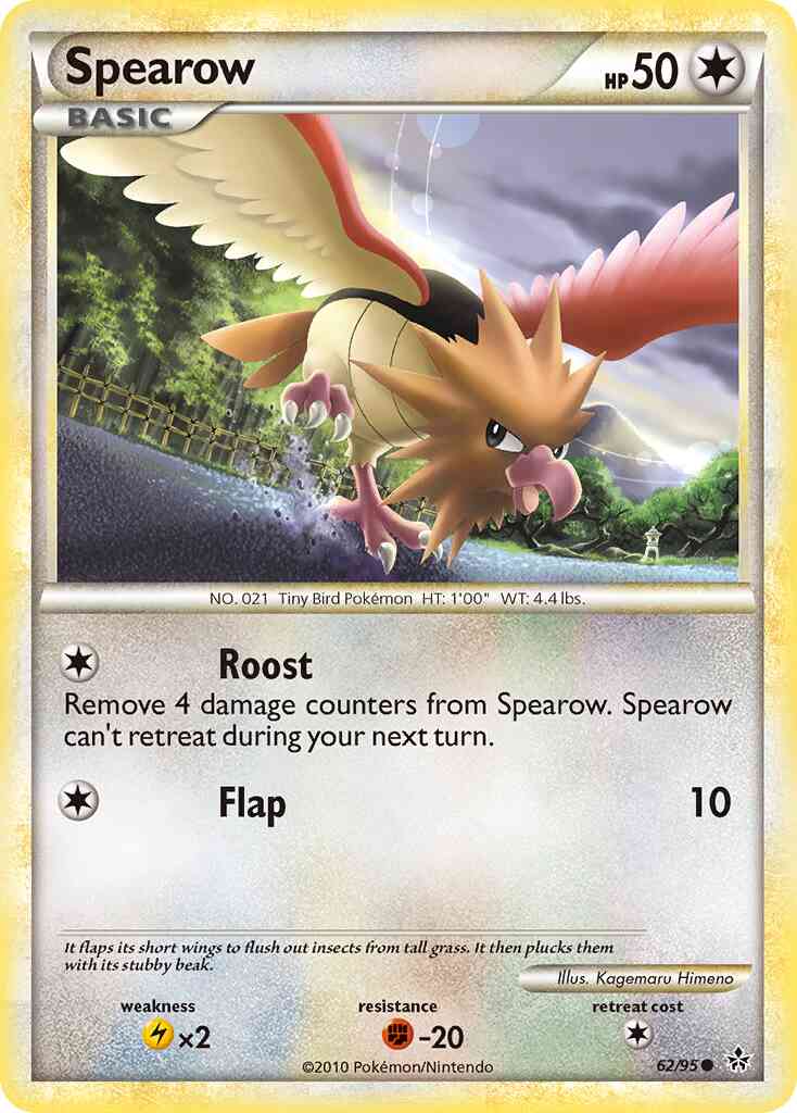 Spearow - 62/95 - Common [hgss2-62] [Non-Holo]