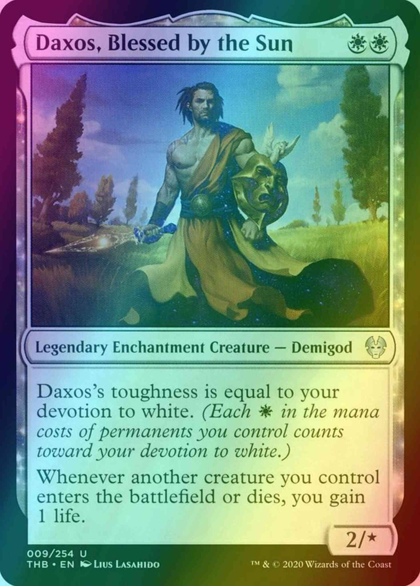 Daxos, Blessed by the Sun [9] [Theros Beyond Death] [Foil]