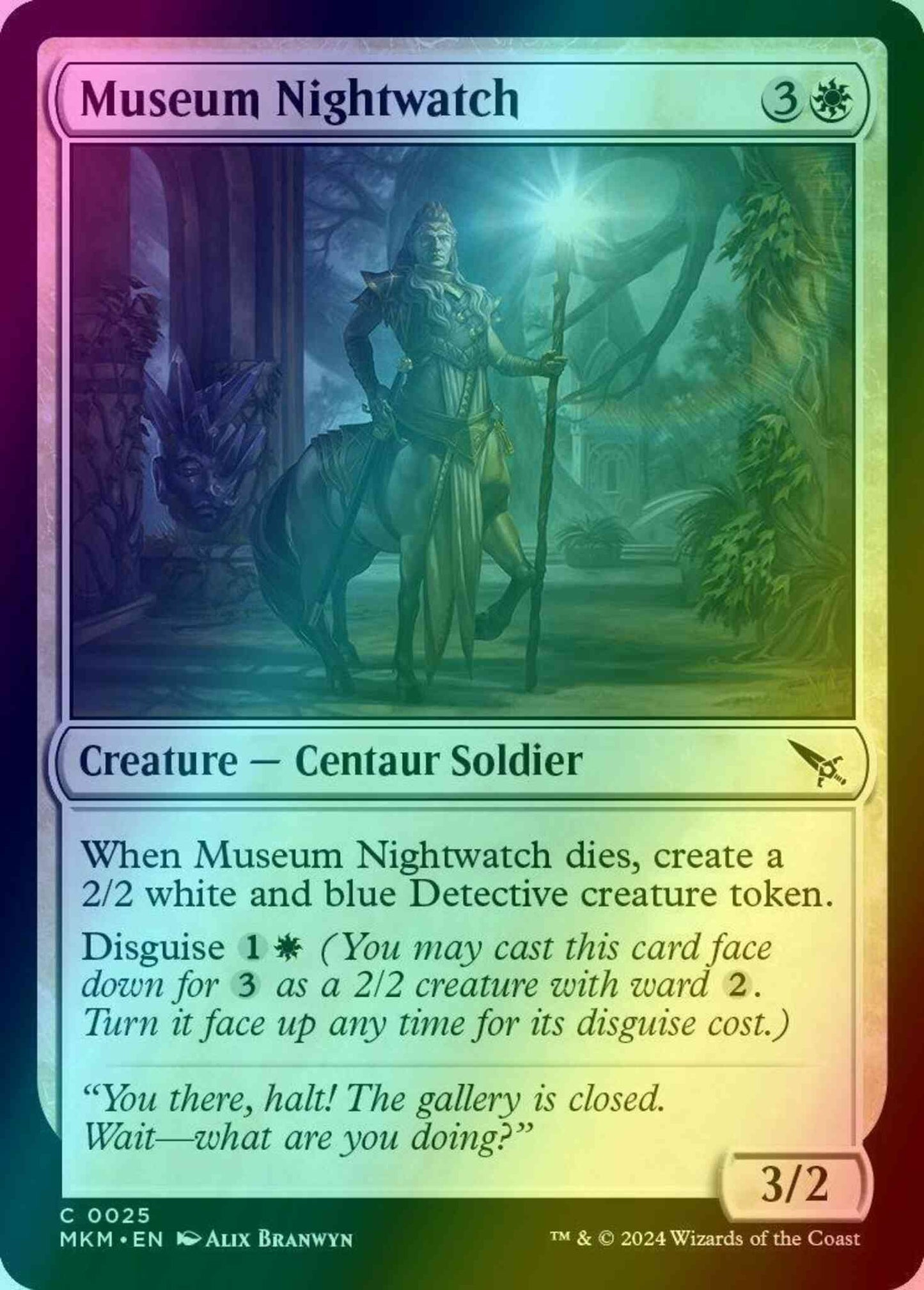 Museum Nightwatch [25] [Murders at Karlov Manor] [Foil]