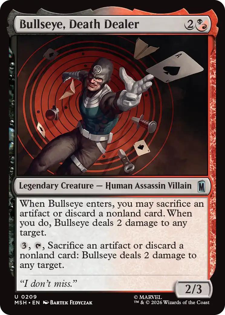 Bullseye, Death Dealer [209] [Marvel Super Heroes] [Non-Foil]