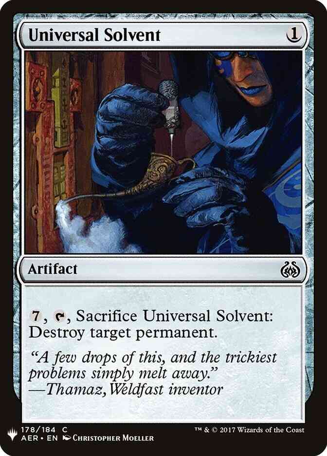Universal Solvent [AER-178] [The List] [Non-Foil]