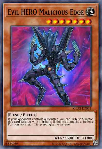Evil HERO Malicious Edge - DP06-EN006 - Super Rare - 1st Edition