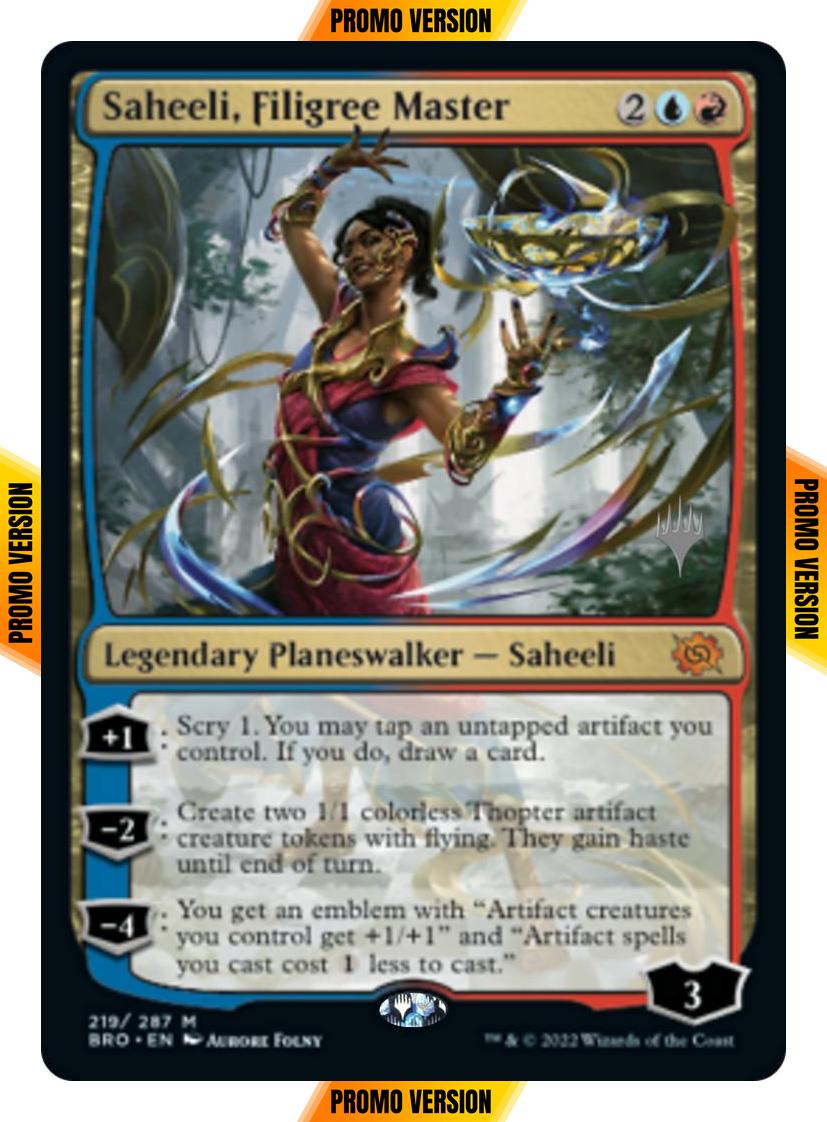 Saheeli, Filigree Master [219p] [Promo Pack] [The Brothers' War: Promos] [Non-Foil]