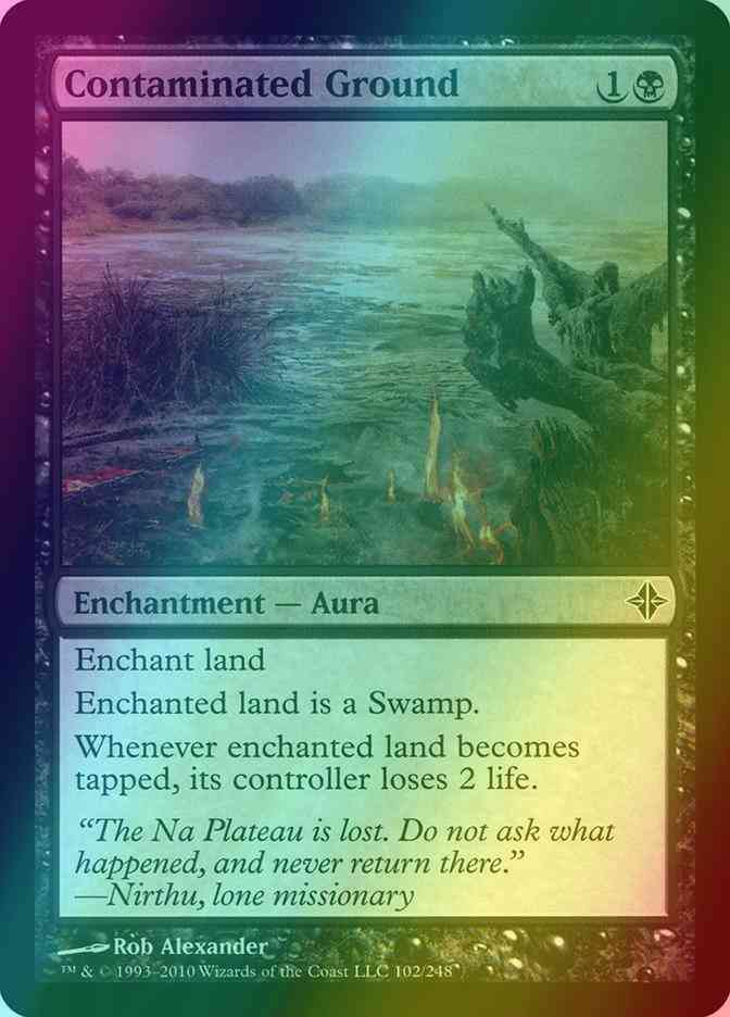 Contaminated Ground [102] [Rise Of The Eldrazi] [Foil]