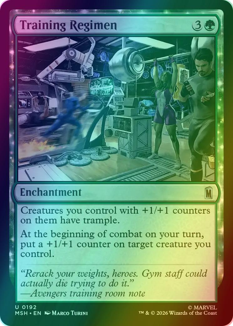 Training Regimen [192] [Marvel Super Heroes] [Foil]