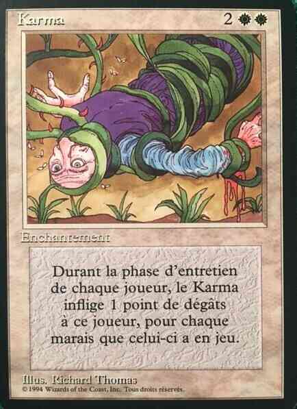 Karma - French [26] [Foreign Black Border: French] [Non-Foil]