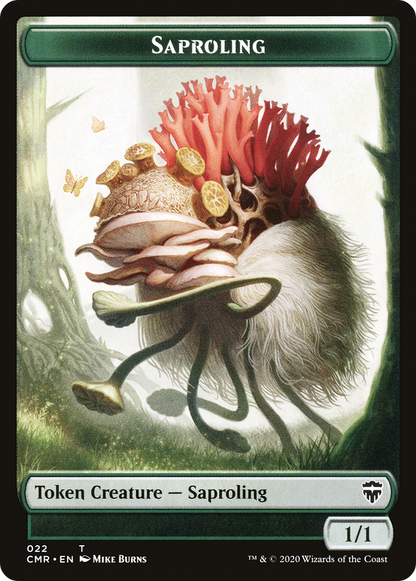 Illusion Token (17) // Saproling Token (22) [Commander Legends Tokens] [Non-Foil]