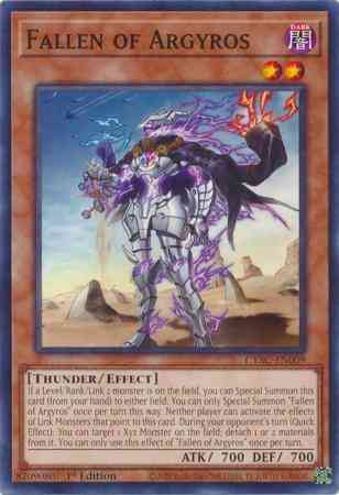 Fallen of Argyros - CYAC-EN009 - Common - 1st Edition