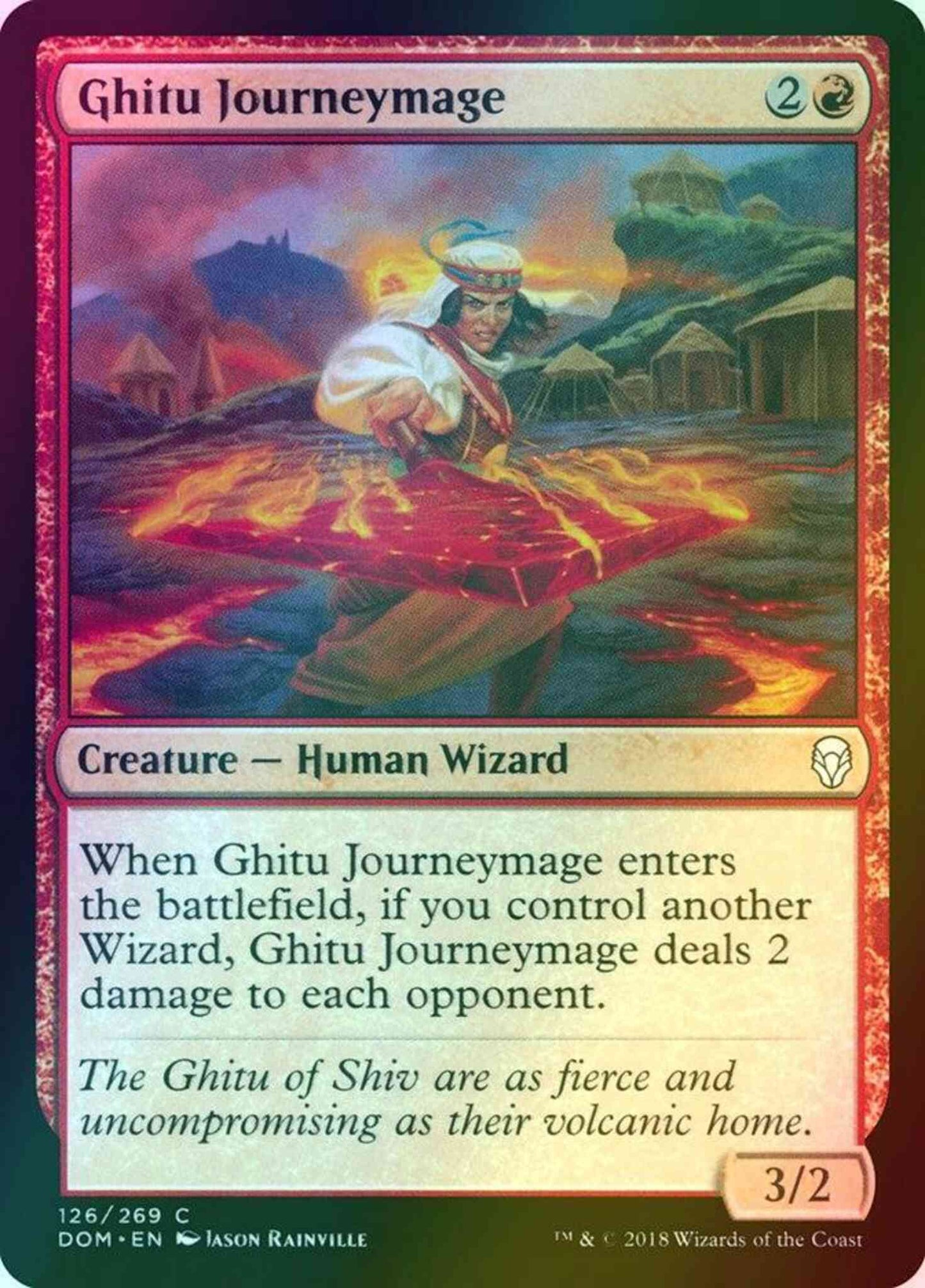 Ghitu Journeymage [126] [Dominaria] [Foil]