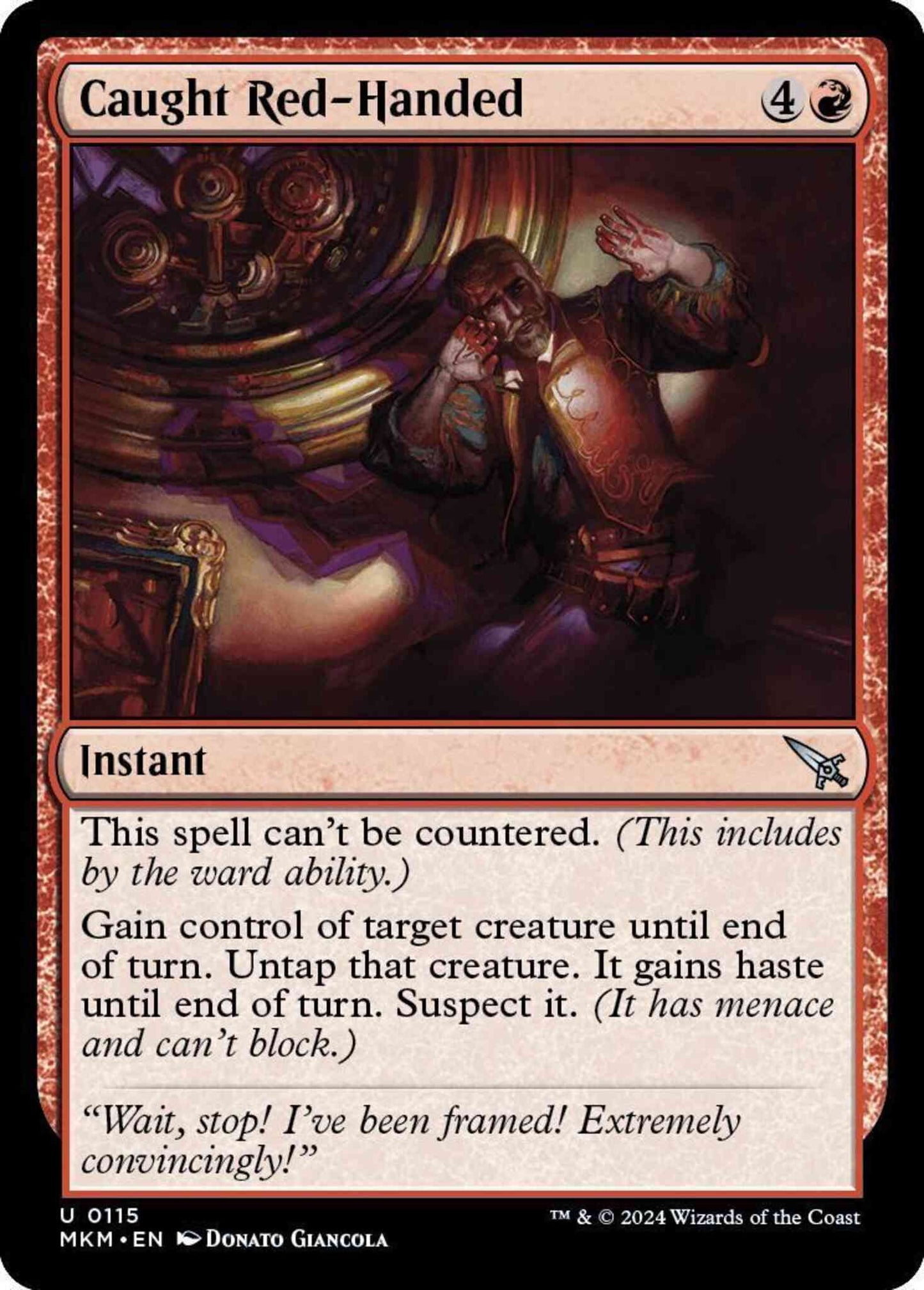 Caught Red-Handed [115] [Murders at Karlov Manor] [Non-Foil]