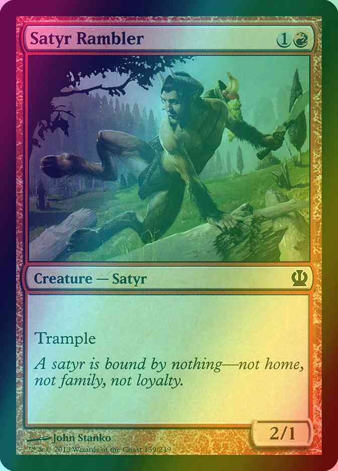 Satyr Rambler [139] [Theros] [Foil]