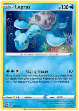 Lapras - 031/172 - Rare [swsh9-031] [Non-Holo]