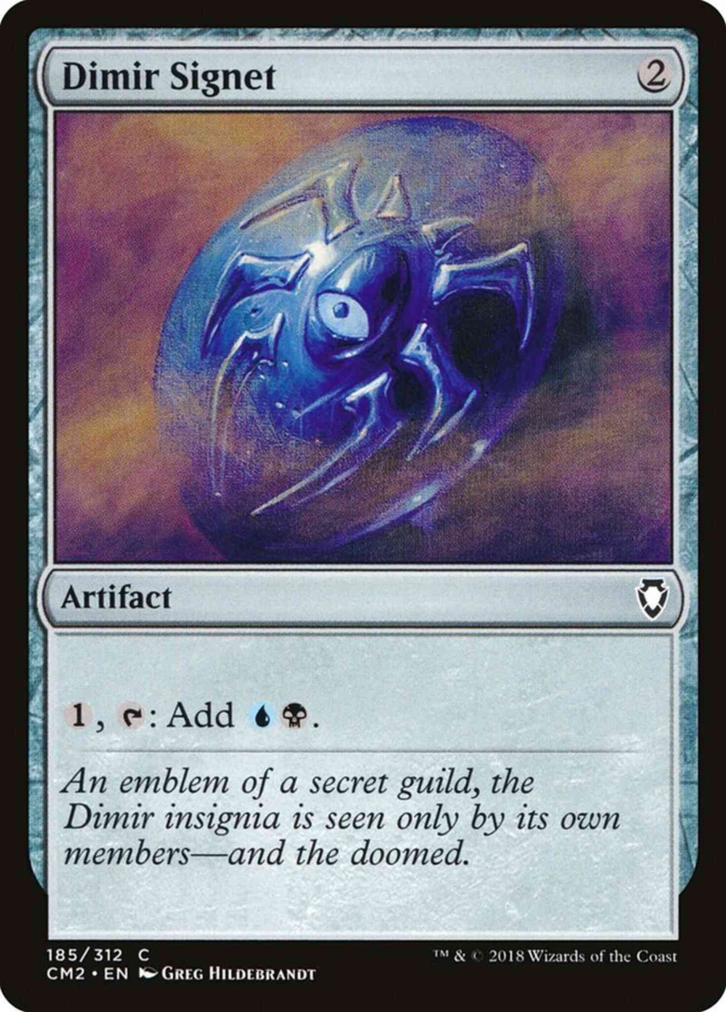 Dimir Signet [185] [Commander Anthology Volume II] [Non-Foil]