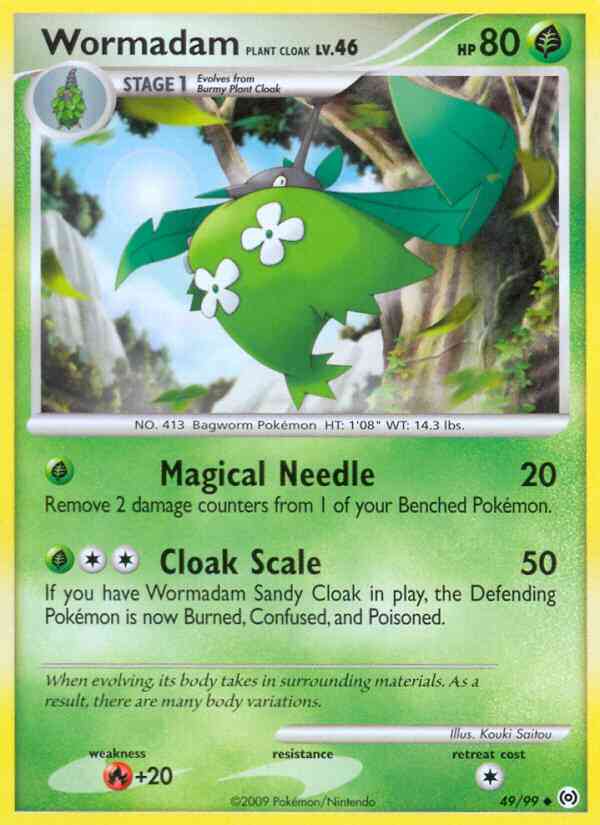 Wormadam Plant Cloak - 49/99 - Uncommon [pl4-49] [Non-Holo]