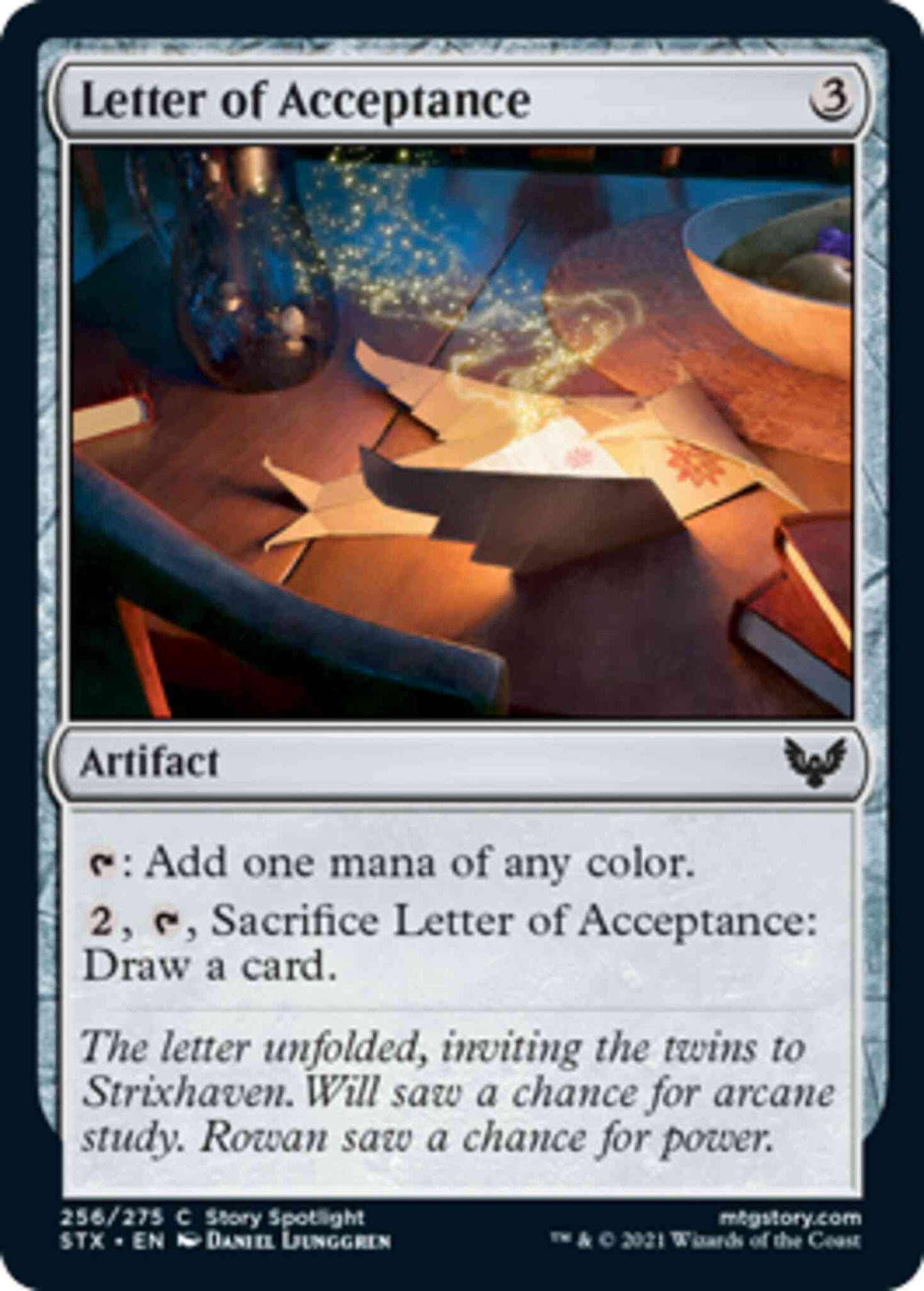 Letter of Acceptance [256] [Strixhaven: School of Mages] [Non-Foil]