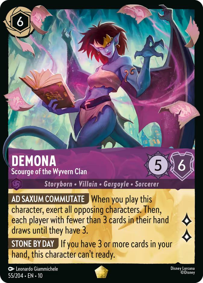 Demona - Scourge of the Wyvern Clan - 55/204 [Whispers in the Well] [Non-Foil]