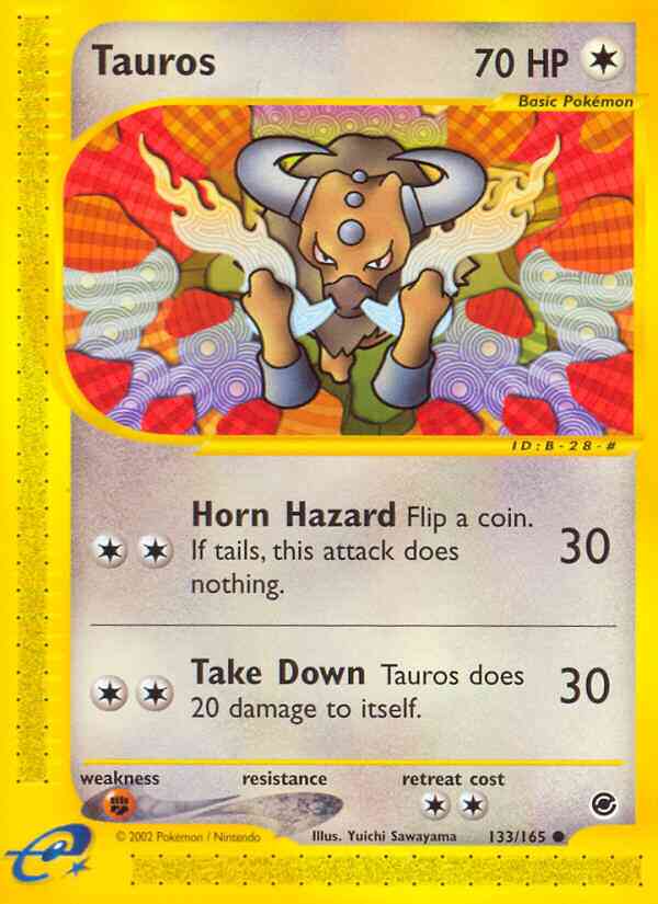 Tauros - 133/165 - Common [ecard1-133] [Non-Holo]