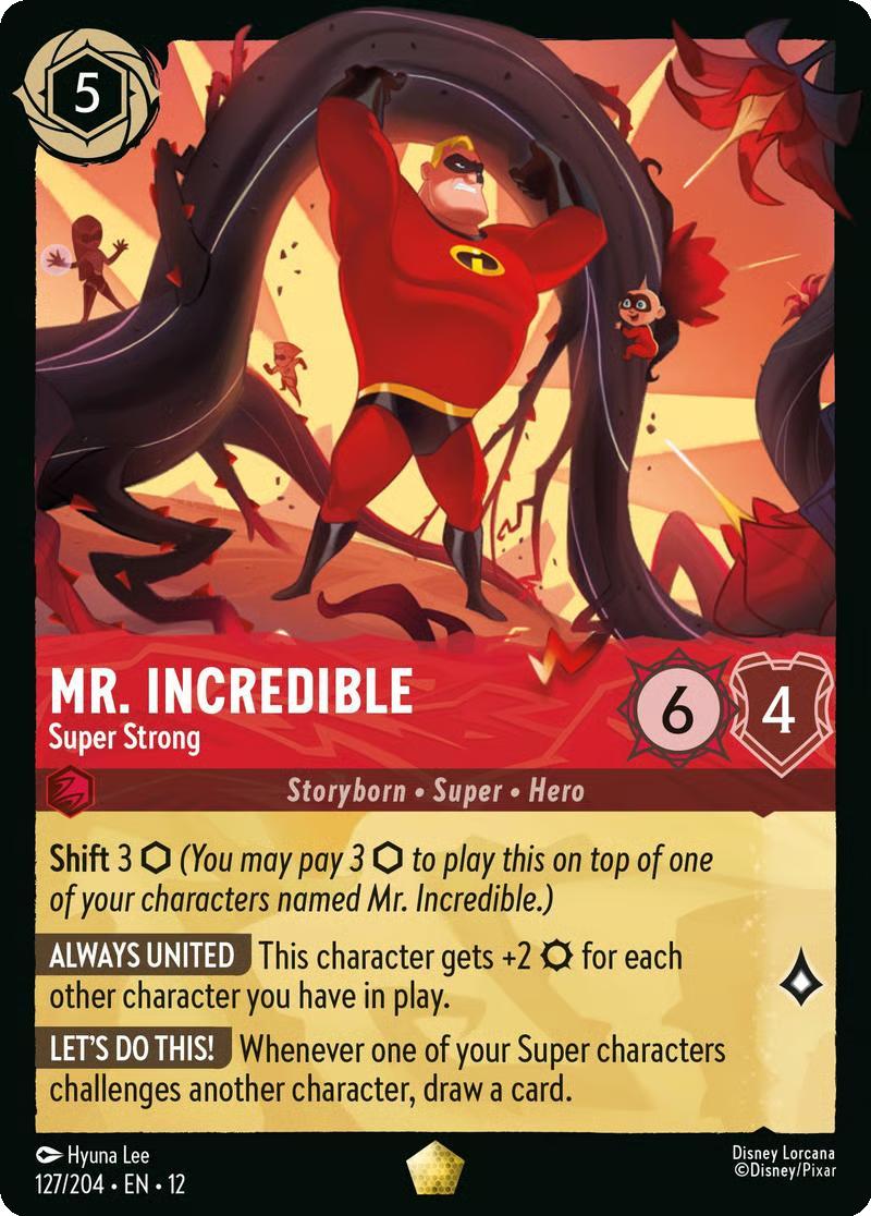 Mr. Incredible - Super Strong - 127/204 [Wilds Unknown] [Non-Foil]