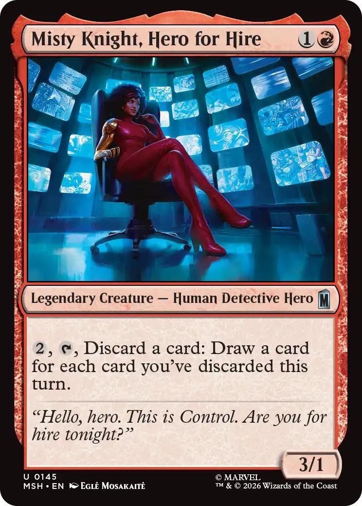 Misty Knight, Hero for Hire [145] [Marvel Super Heroes] [Non-Foil]