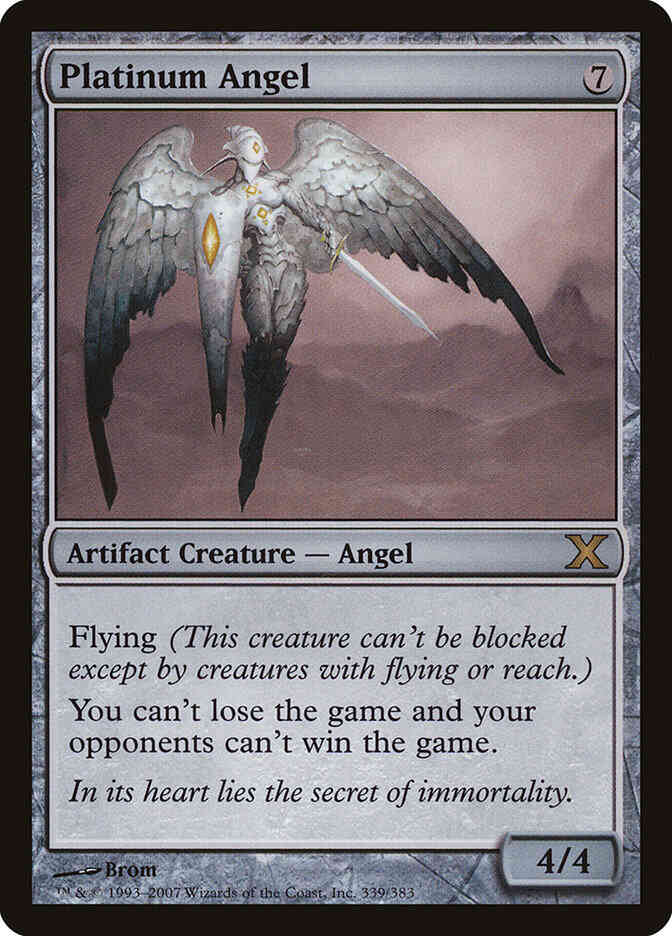 Platinum Angel [339] [Tenth Edition] [Non-Foil]