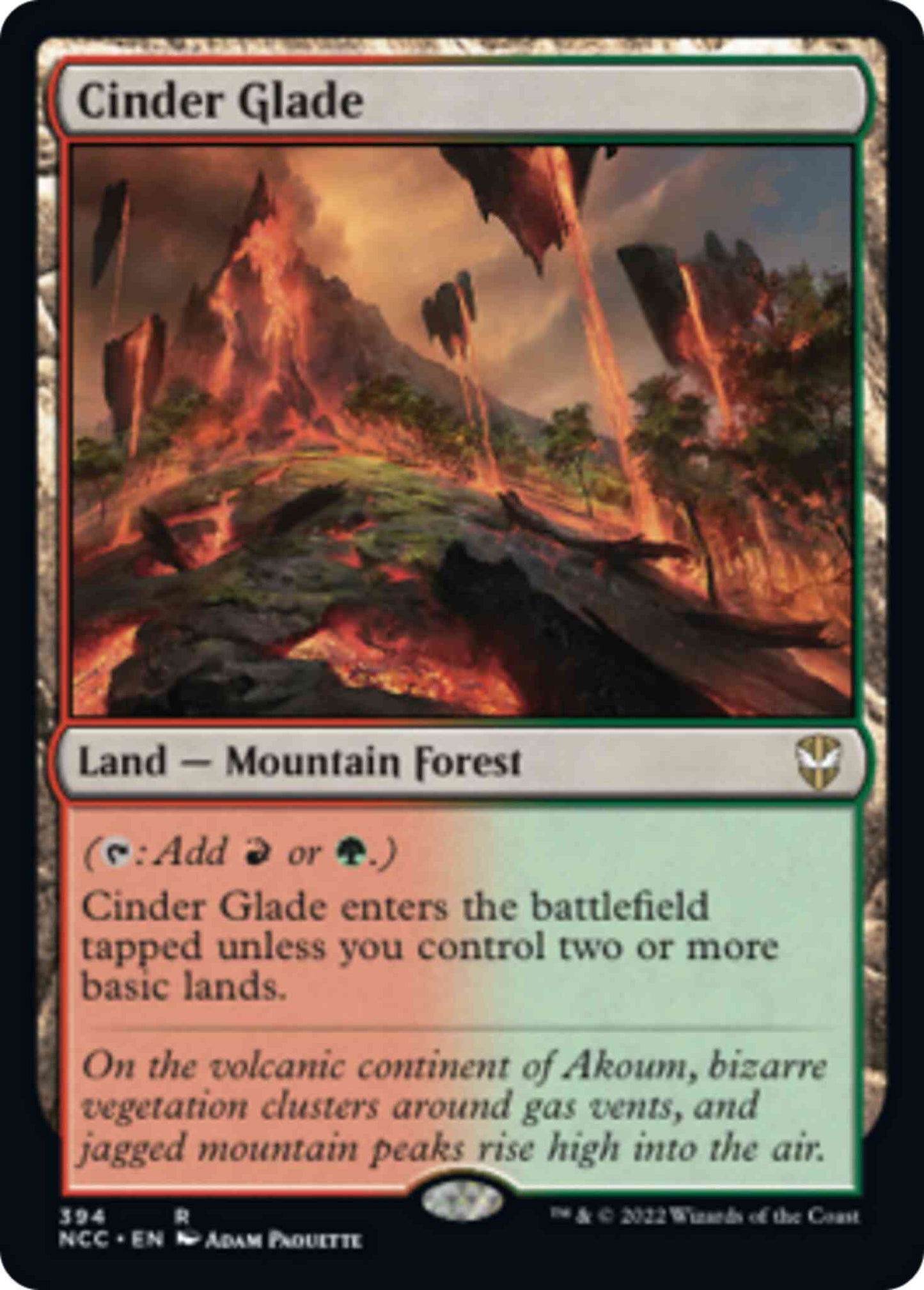 Cinder Glade [394] [Streets of New Capenna: Commander] [Non-Foil]