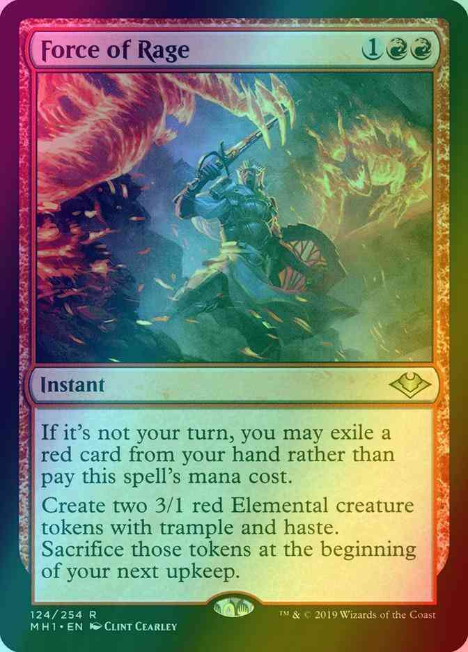 Force of Rage [124] [Modern Horizons] [Foil]