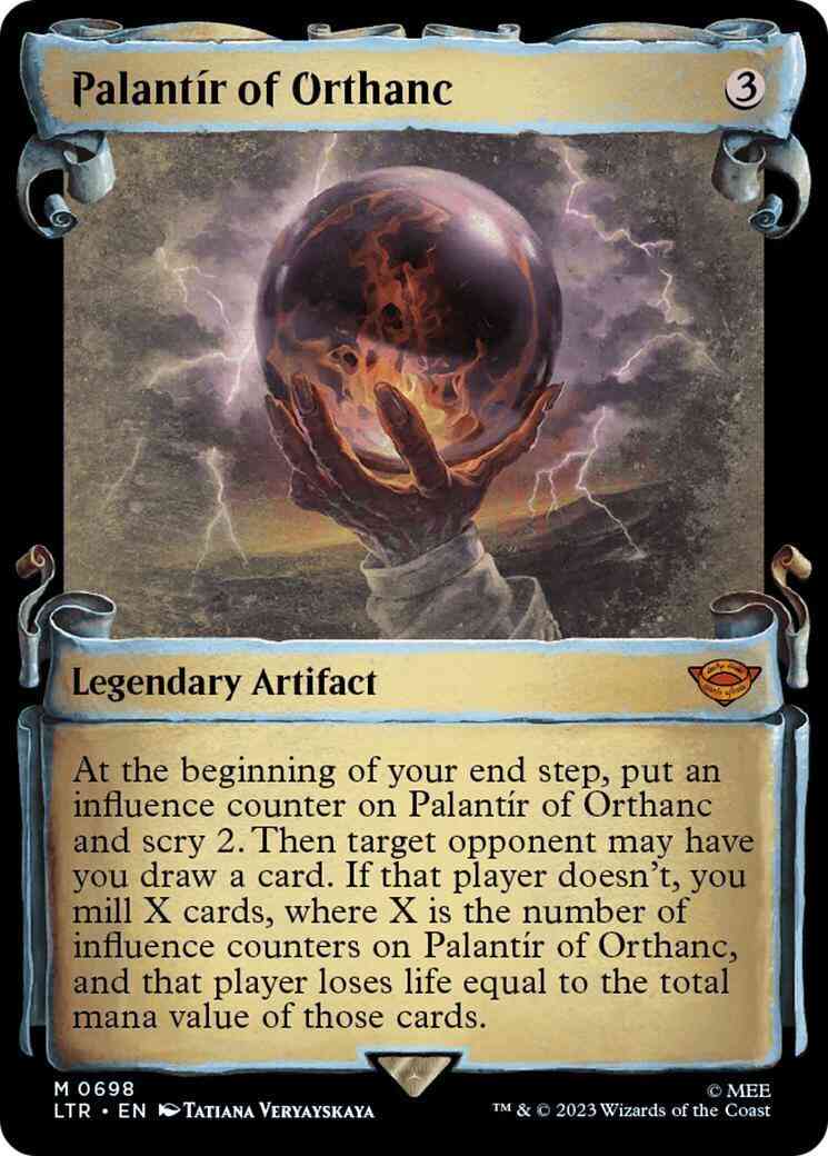 Palantír of Orthanc [698] [Scrolls Showcase] [The Lord of the Rings: Tales of Middle-earth] [Non-Foil]