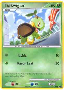 Turtwig - 17/17 - Common [pop6-17] [Non-Holo]