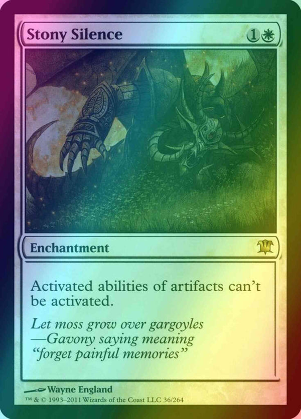 Stony Silence [36] [Innistrad] [Foil]
