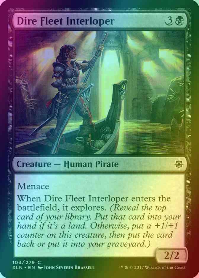 Dire Fleet Interloper [103] [Ixalan] [Foil]