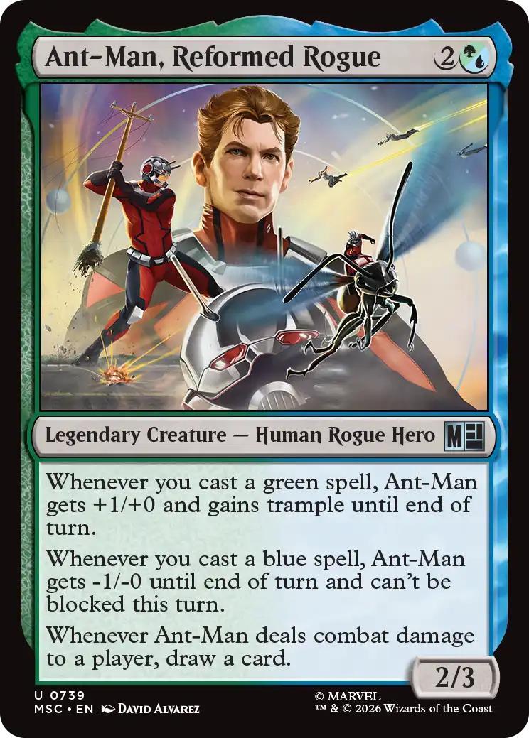Ant-Man, Reformed Rogue [739] [Jumpstart] [Marvel Super Heroes: Commander] [Non-Foil]