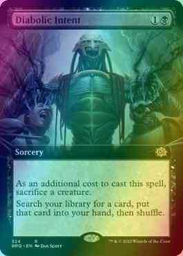 Diabolic Intent [324] [Extended Art] [The Brothers' War] [Foil]