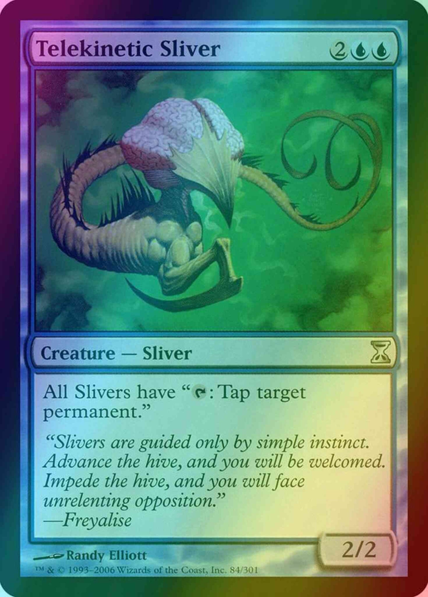 Telekinetic Sliver [84] [Time Spiral] [Foil]
