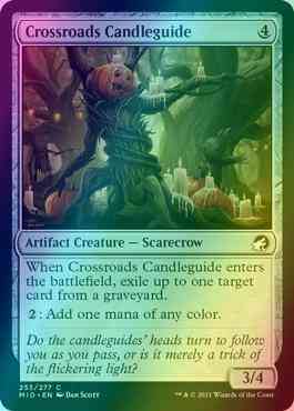 Crossroads Candleguide [253] [Innistrad: Midnight Hunt] [Foil]