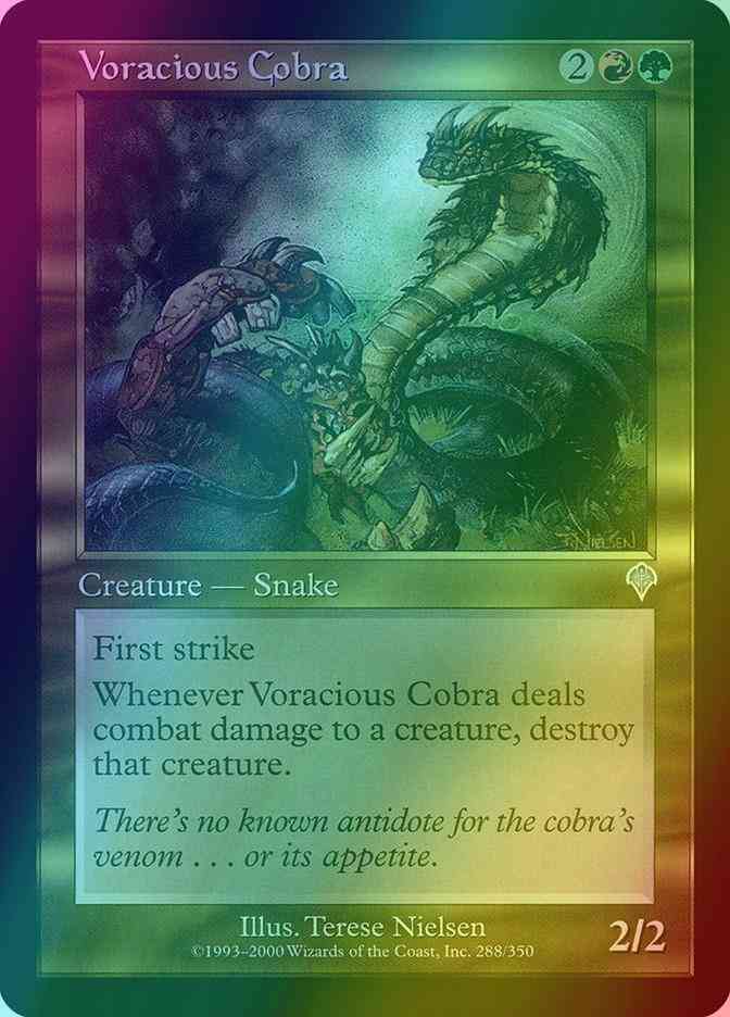 Voracious Cobra [288] [Invasion] [Foil]